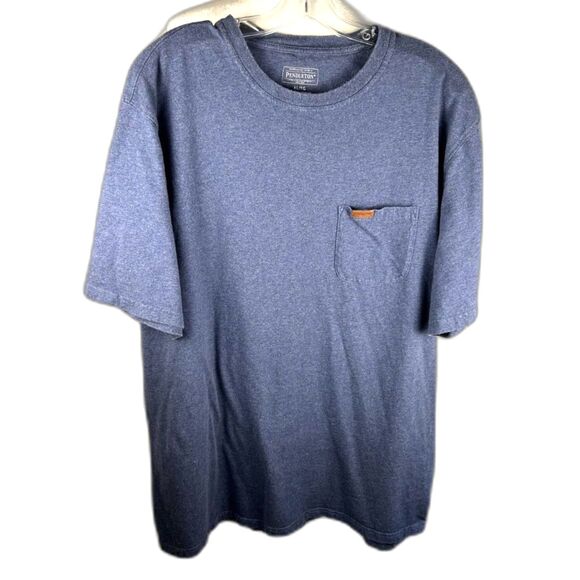 Pendleton Heavy Weight Tee Shirt & Front Pocket Sz XL/TG 100% Cotton - Picture 1 of 10
